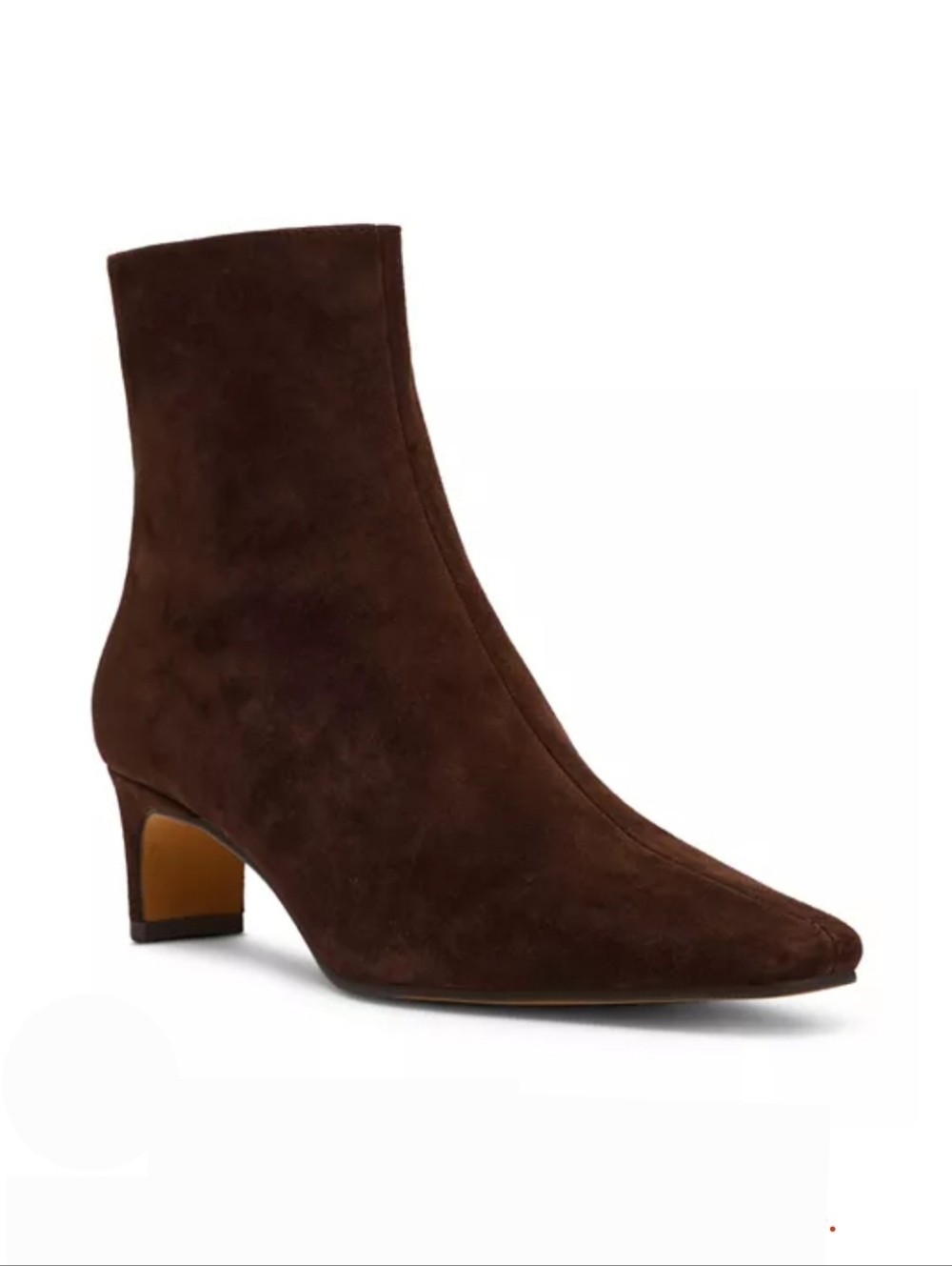 Steve Madden Ankle Boots 12 Chocolate Brown Suede Delvie Almond Toe New $130